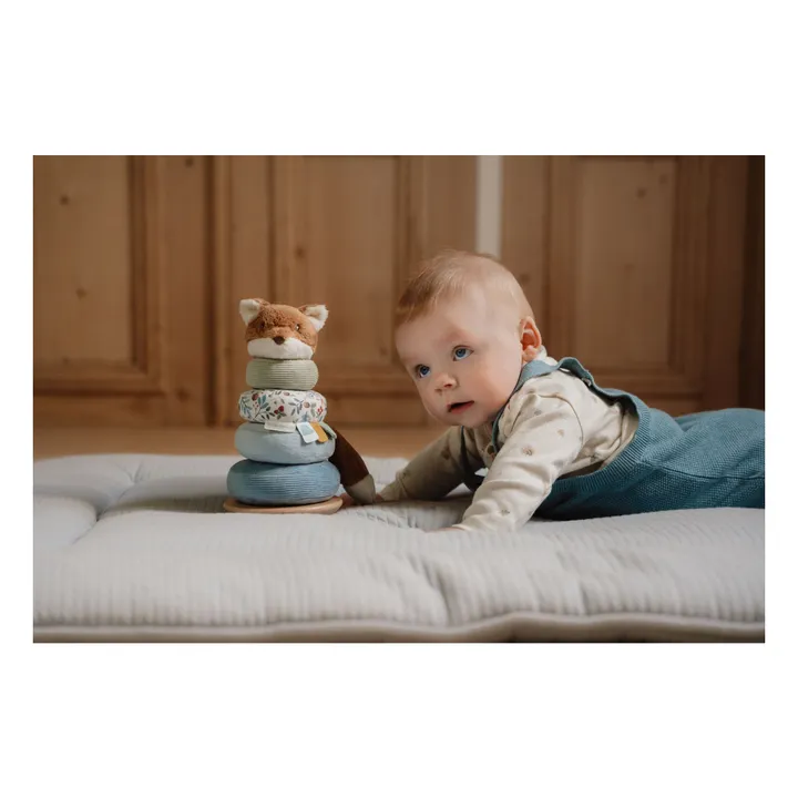 Peluche apilable FSC Fox - Amigos del Bosque | Azul- Imagen del producto n°4