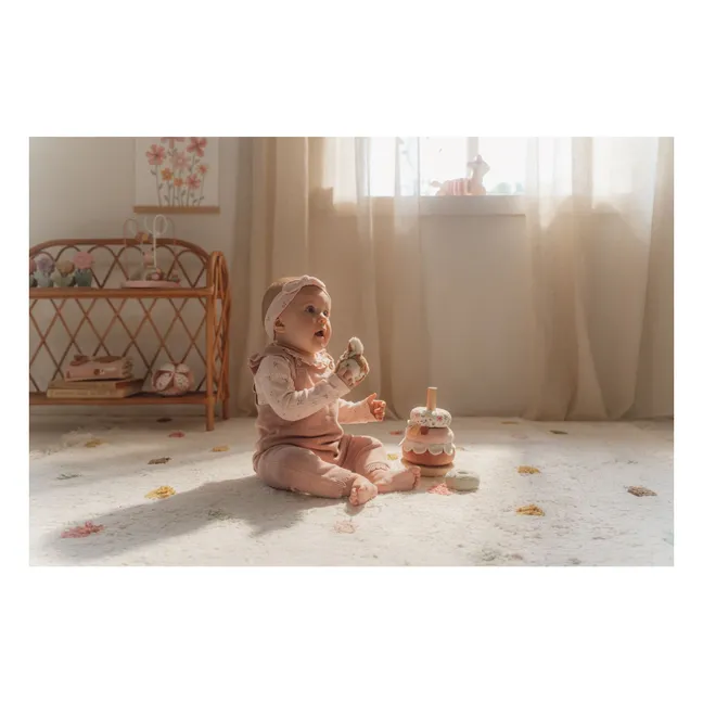 Peluche apilable Fawn FSC - Jardín de hadas | Rosa