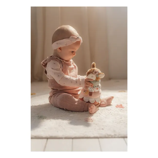 Peluche apilable Fawn FSC - Jardín de hadas | Rosa