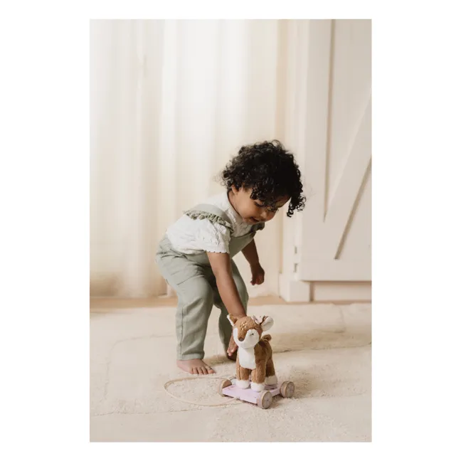 Juguete de tracción Fawn FSC - Fairy Garden | Marrón