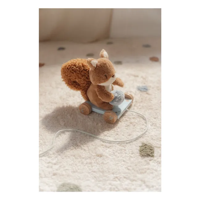 FSC Squirrel Pull Toy - Forest Friends | Brown