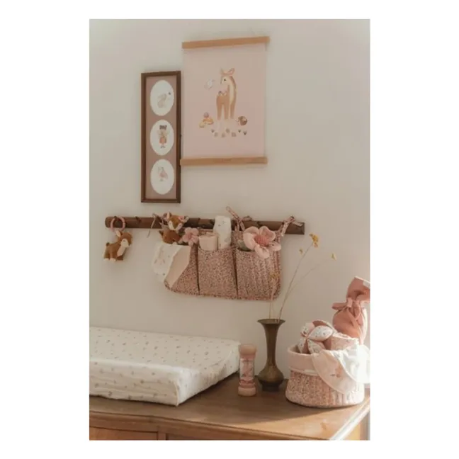 Hochet de pluie en bois FSC - Fairy Garden | Rose