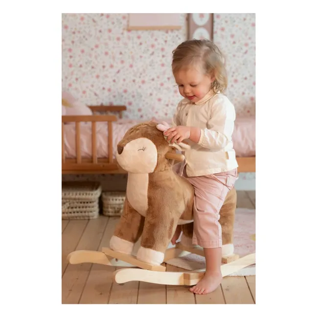 Rocking fawn - Fairy Garden | Brown