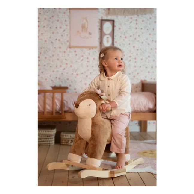 Rocking fawn - Fairy Garden | Brown
