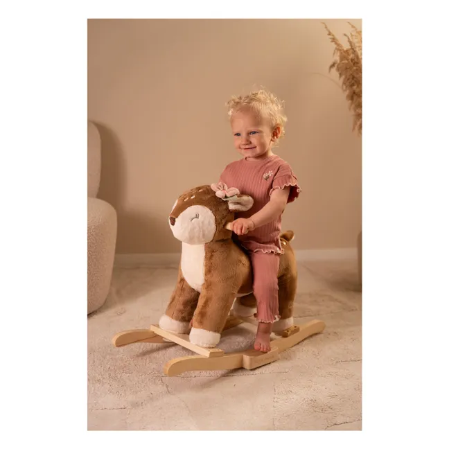 Rocking fawn - Fairy Garden | Brown