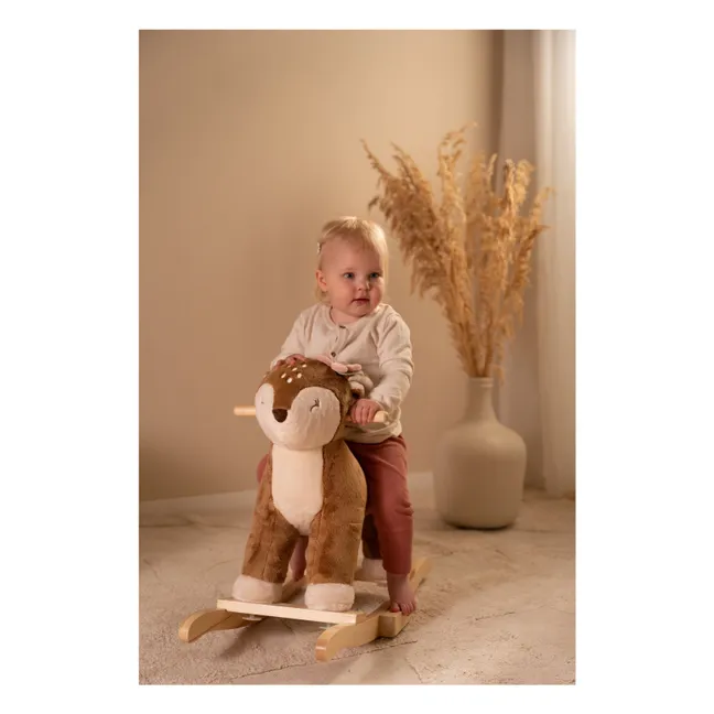 Rocking fawn - Fairy Garden | Brown