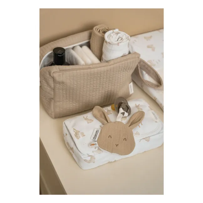 Pinza para chupete de conejo | Beige