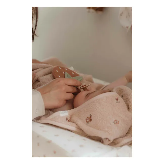 Pinza para chupete de fresa | Rojo