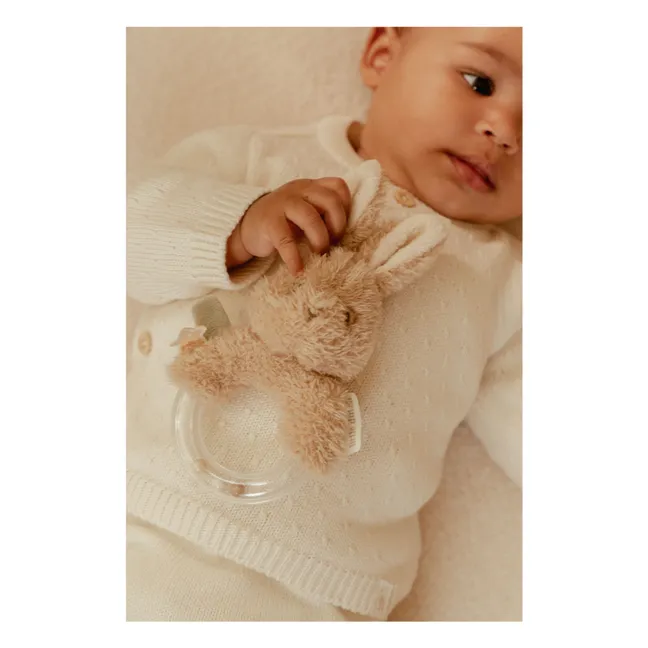 Anneau de dentition Lapin | Crème