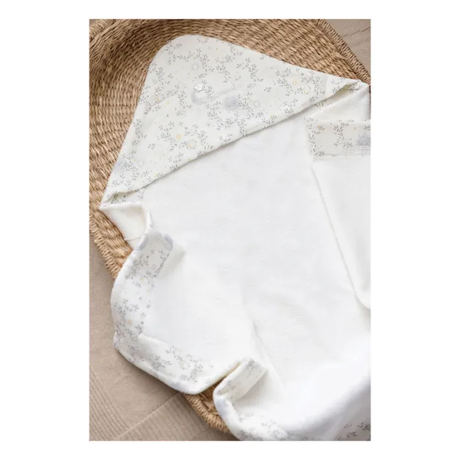 Cape de bain Rêve étoilé | Ecru