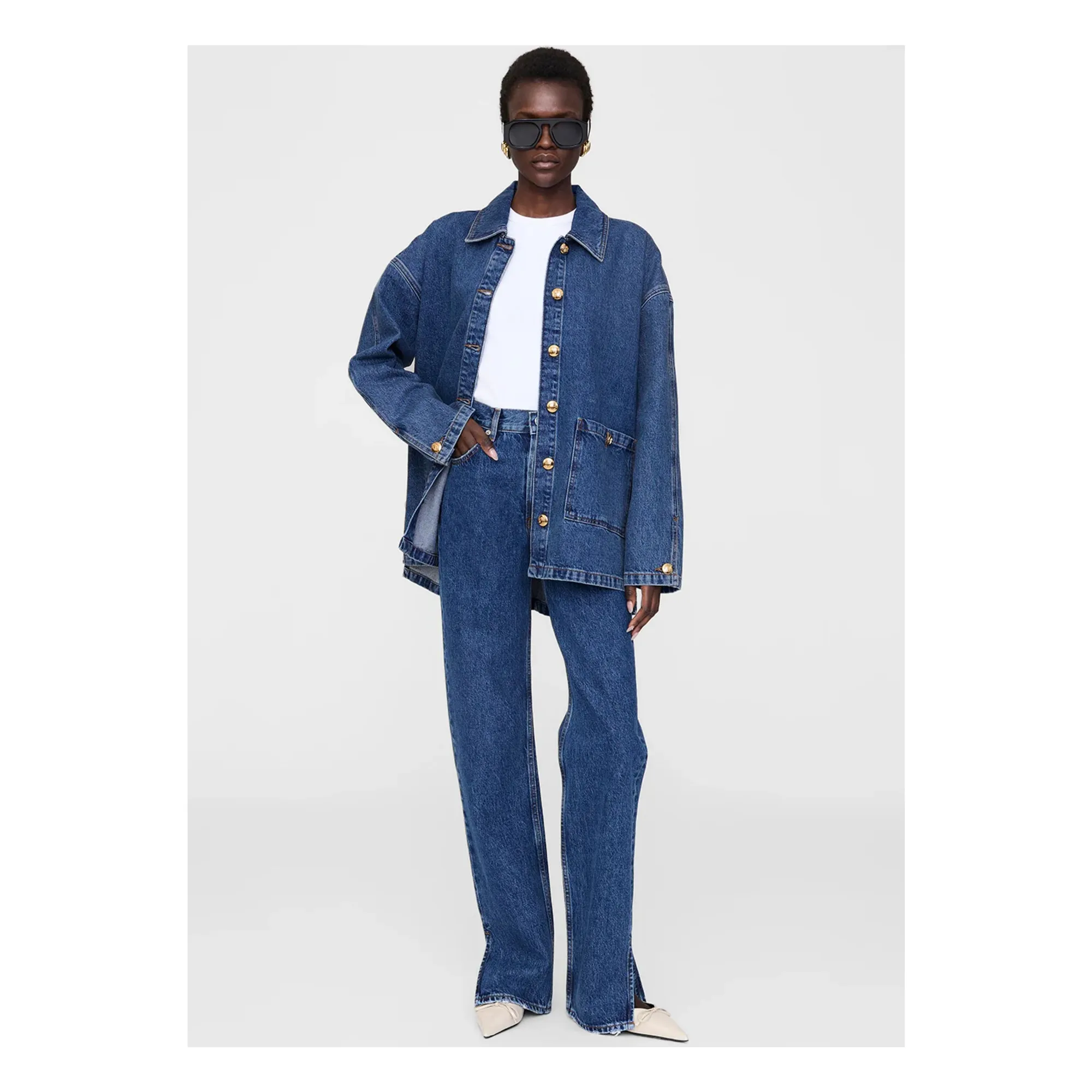 Chaqueta vaquera Luca | Washed Blue- Imagen del producto n°1