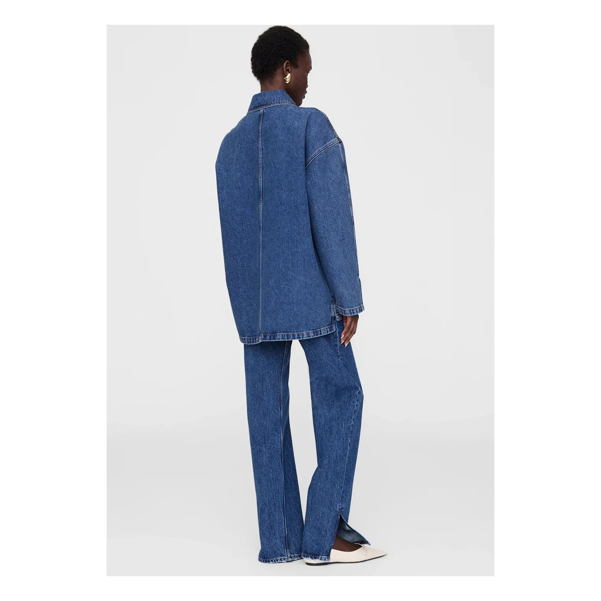 Chaqueta vaquera Luca | Washed Blue- Imagen del producto n°2