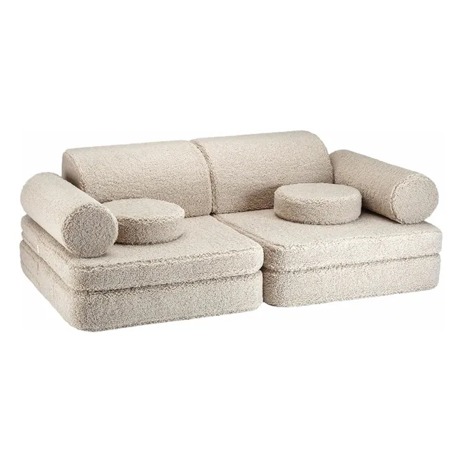 Modular teddy sofa | Beige