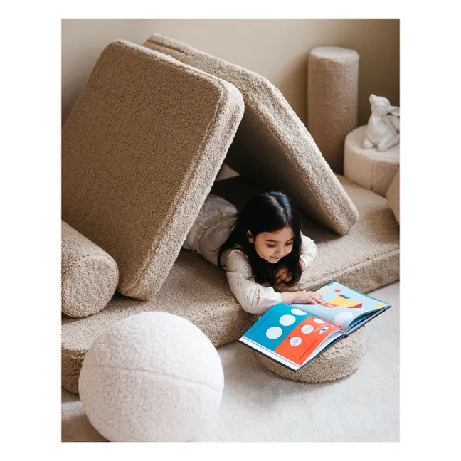 Modular teddy sofa | Beige