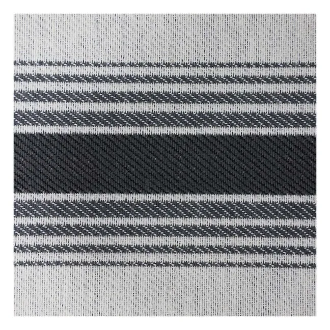 Canapé à rayures 4 places Nomad | Craie