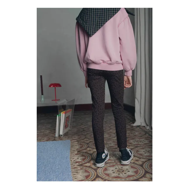 Legging Mikky Léopard | Marron