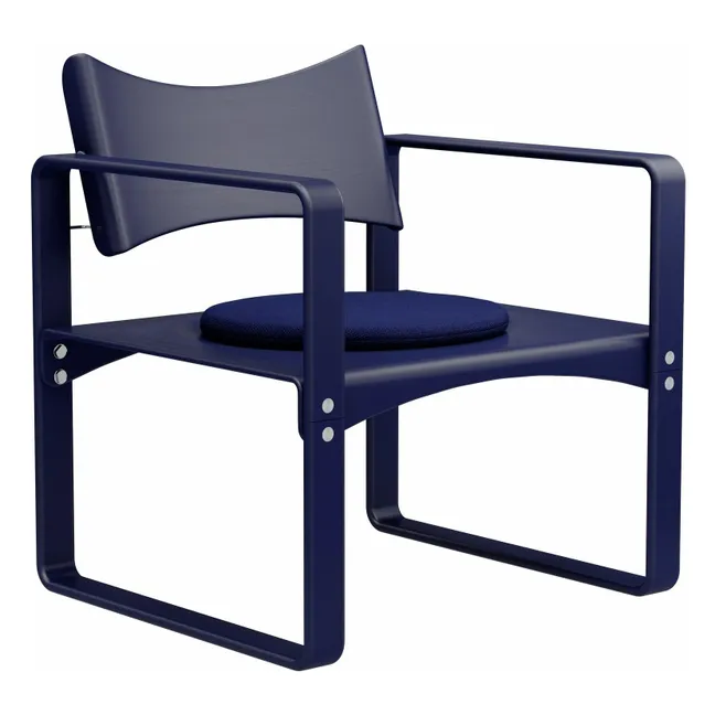 Cuscino di seduta in tessuto Serie 270 F | Blu