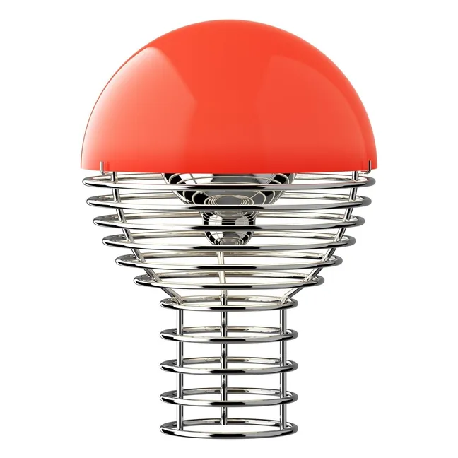 Wire nomad lamp Ø18 cm | Red