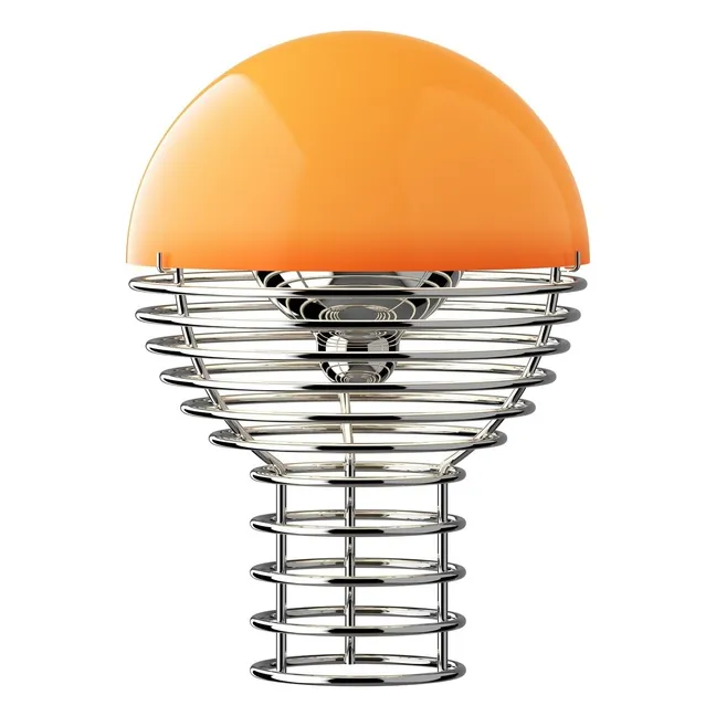 Wire nomad lamp Ø18 cm | Orange