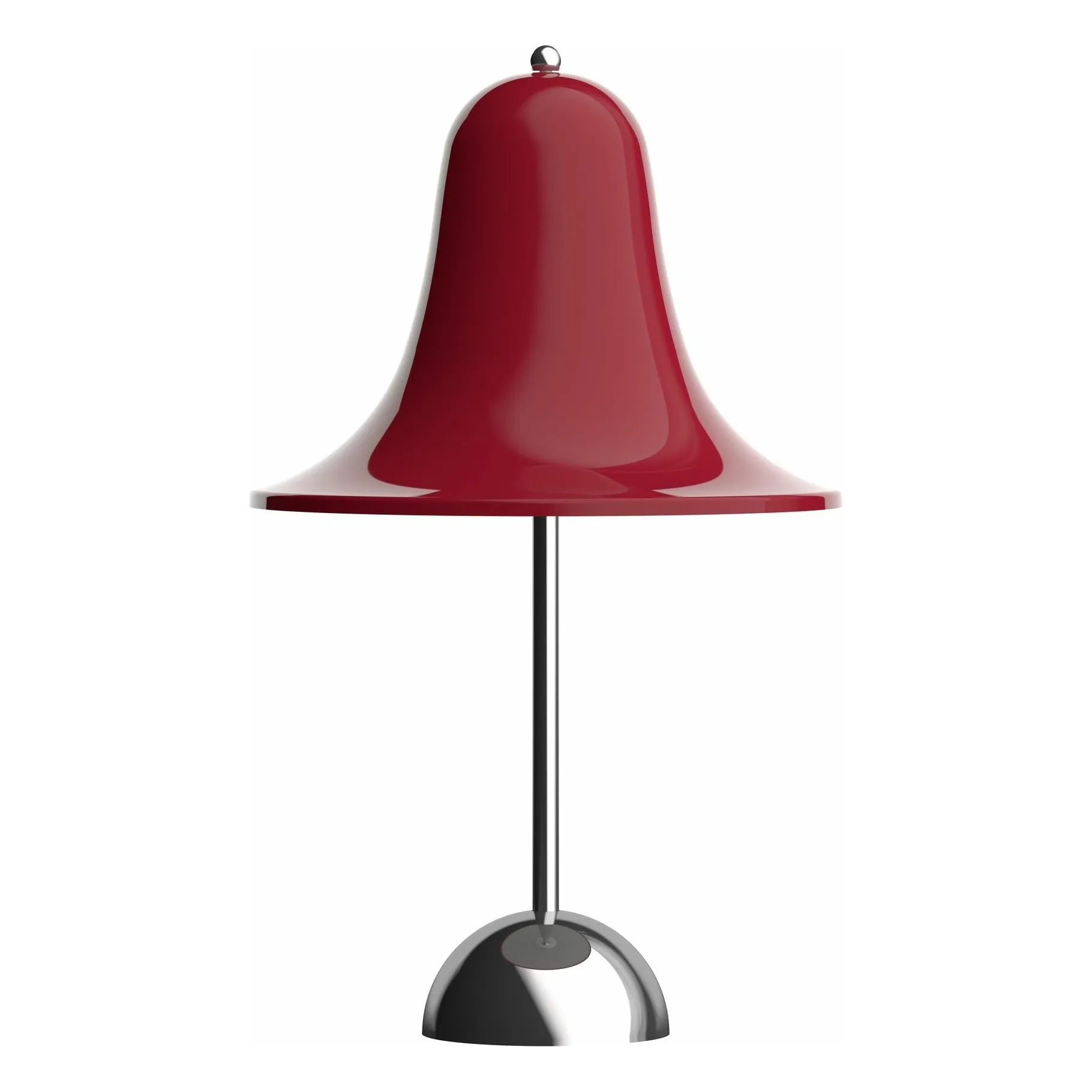 Verpan Cherry Red Pantop Portable Lamp