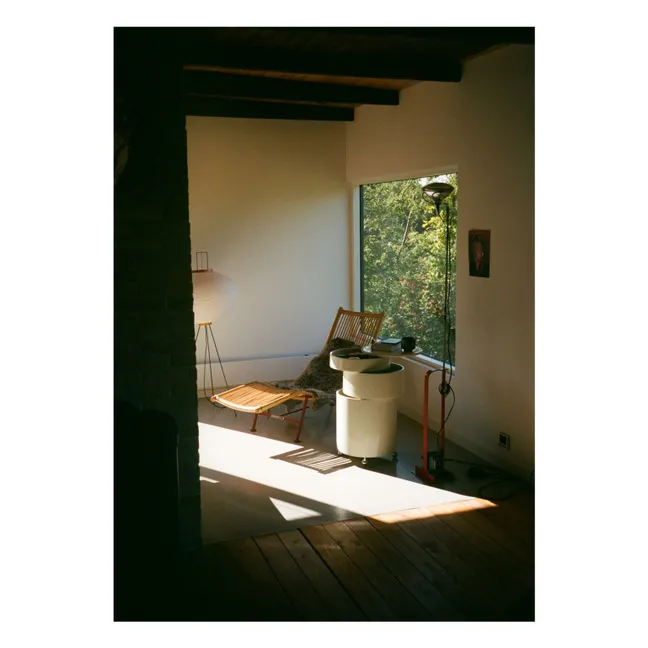 Meuble de rangement mobile Barboy - Glossy Edition | Crème