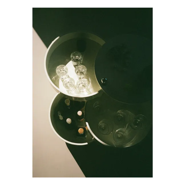 Unidad de almacenamiento móvil Barboy - Edición Brillante | Crema