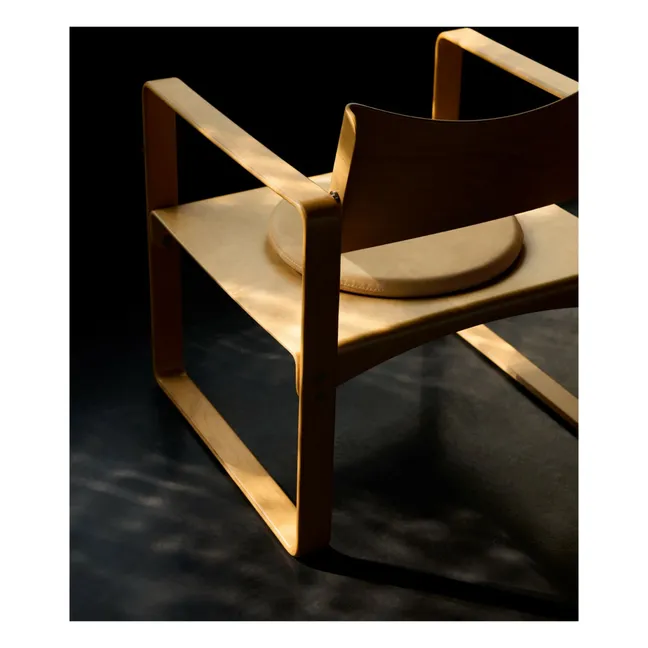 Serie 270 F cojín del asiento de cuero | Miel