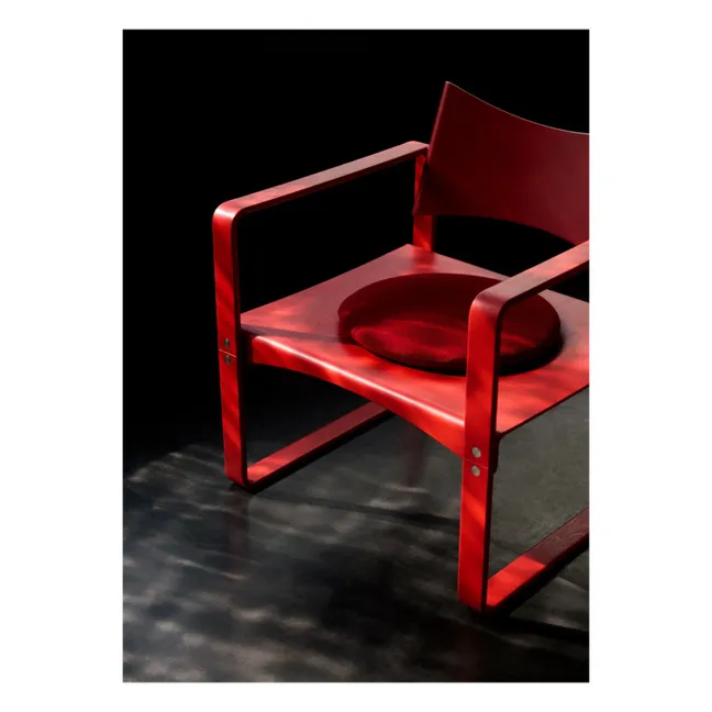 Cuscino di seduta in tessuto Serie 270 F | Rosso