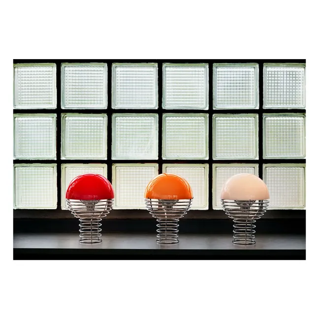 Wire nomad lamp Ø18 cm | Red