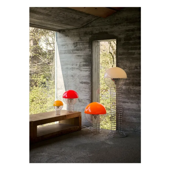 Lámpara nómada de alambre Ø18 cm | Naranja