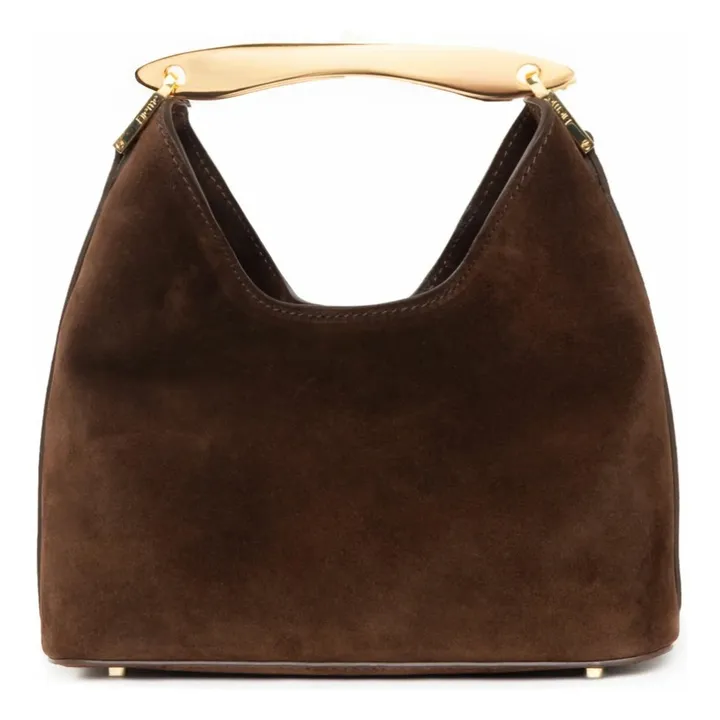 Sac Small Boomerang Shearling | Marron- Image produit n°0
