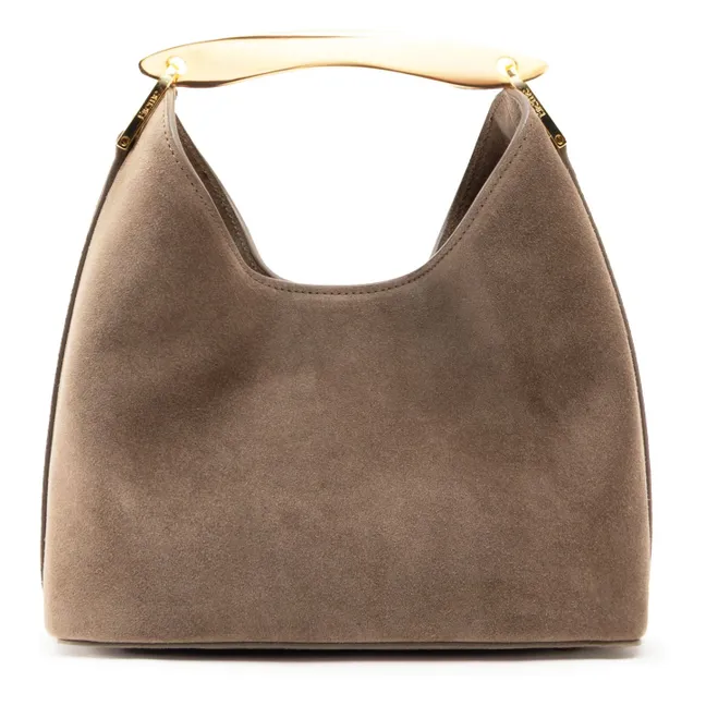 Sac Small Boomerang Suède | Taupe