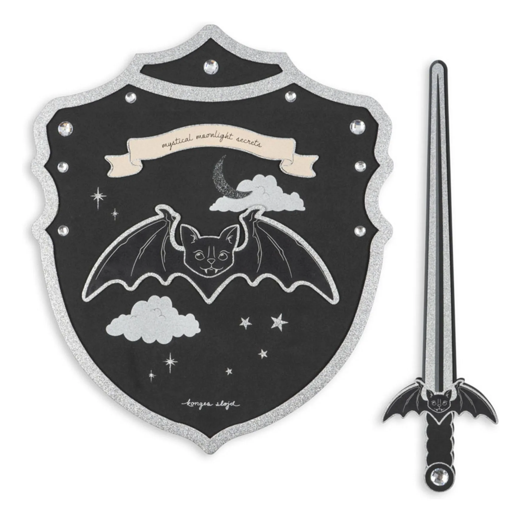 Konges Sløjd Black Halloween Sword And Shield