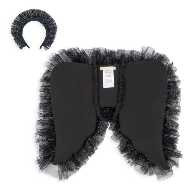 Déguisement ange Halloween | Noir