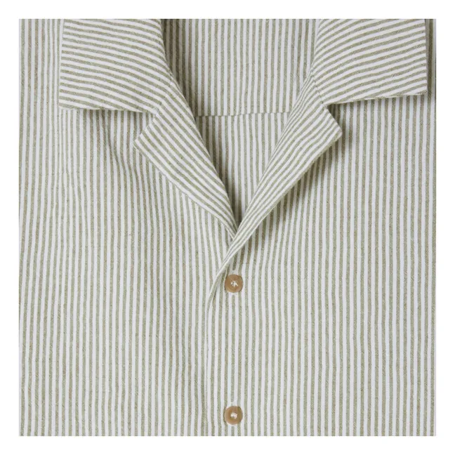 Keostreet striped blouse | Ecru
