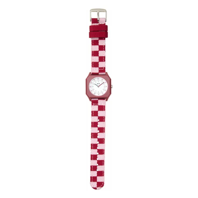 Montre Damier Raspberry Icecream | Rose