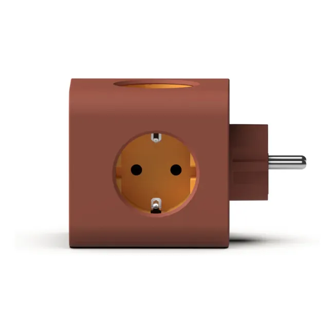 Multiprise compacte Ampie | Terracotta