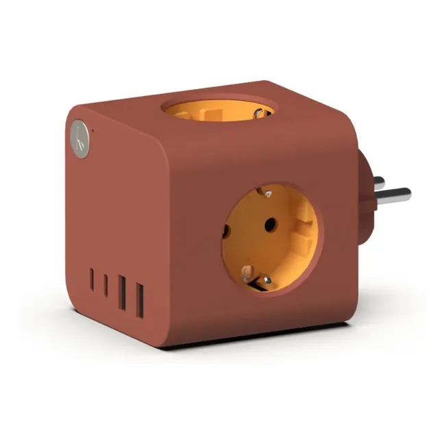 Multiprise compacte Ampie | Terracotta