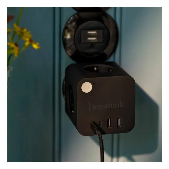 Multiprise Ampie | Noir