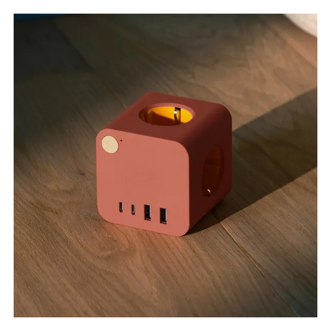 Multiprise compacte Ampie | Terracotta