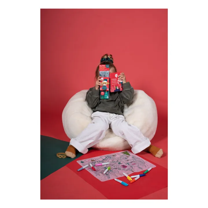 Christmas Village coloring set with 5 markers- Product image n°6