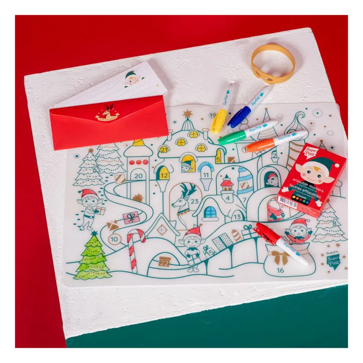 Christmas Village coloring set with 5 markers- Product image n°5