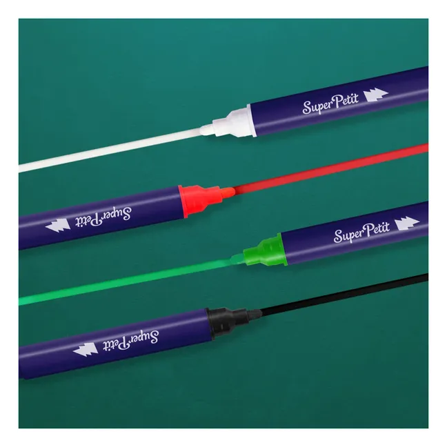 Set of 4 window markers with Christmas designs