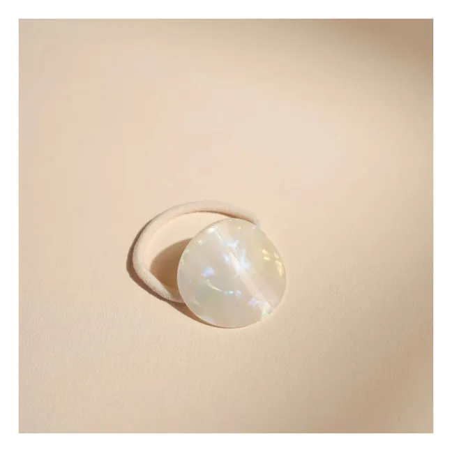 Mother-of-pearl plate elastic