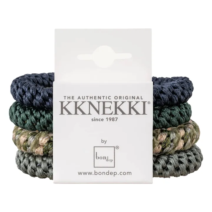 Lot de 4 Chouchous Kknekki 32 | Vert foncé- Image produit n°0