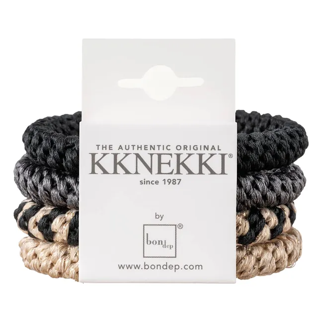 Lot de 4 Chouchous Kknekki 9 | Noir