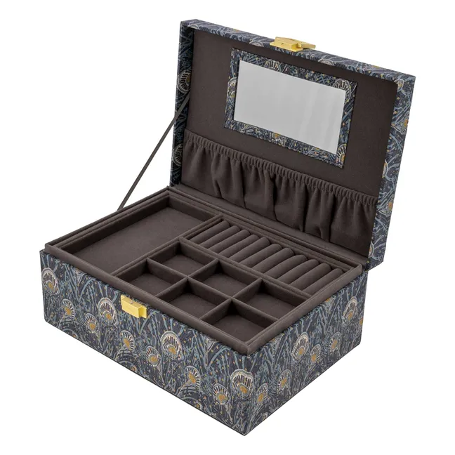 Large MW Liberty Queen Hera Spot Jewelry Box | Midnight blue