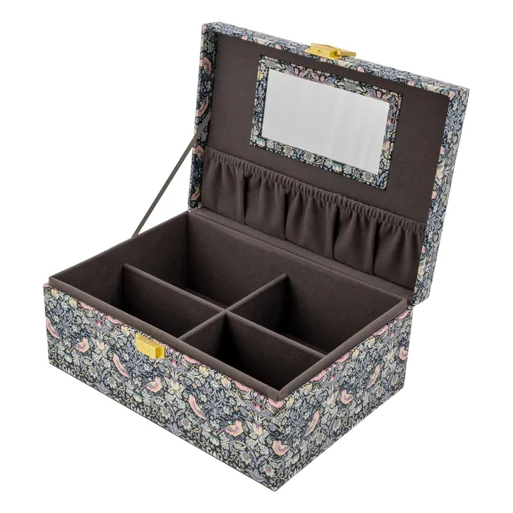 Grande Boîte à Bijoux MW Liberty Strawberry Thief | Noir- Image produit n°2