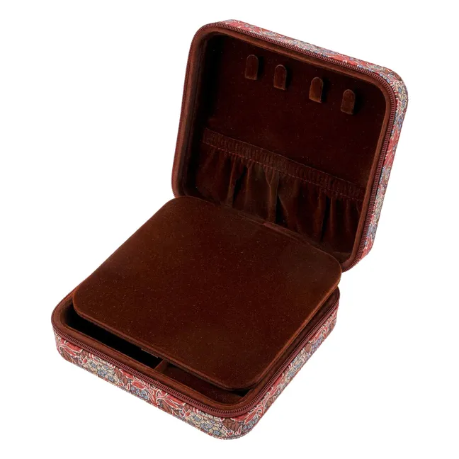 Boîte à Bijoux Carrée MW Liberty Aubrey Forest | Rouge