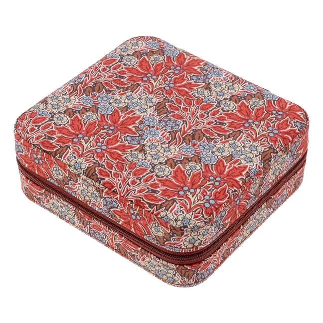 Boîte à Bijoux Carrée MW Liberty Aubrey Forest | Rouge